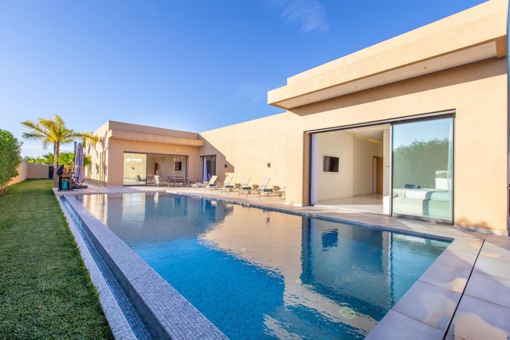 Villa Hawai, Ss Vis A Vis Avec Espace De Sport , Piscine Chauffee Marrakesh Eksteriør billede