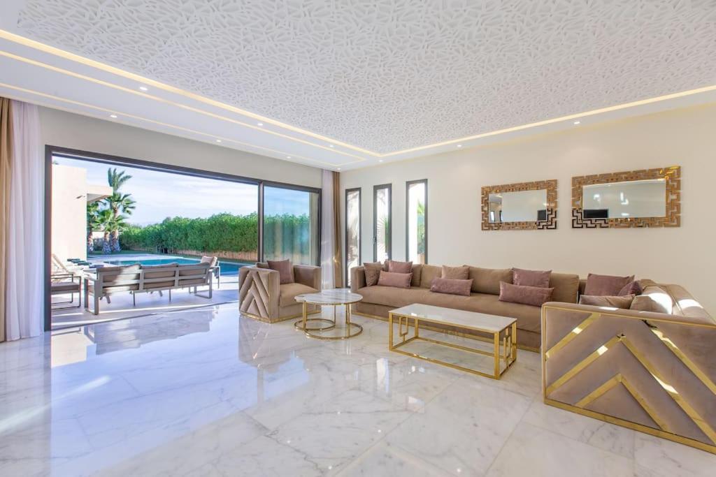 Villa Hawai, Ss Vis A Vis Avec Espace De Sport , Piscine Chauffee Marrakesh Eksteriør billede