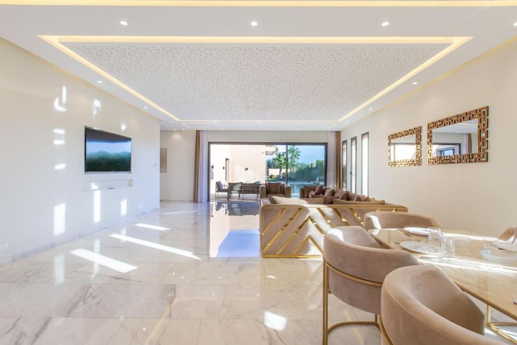 Villa Hawai, Ss Vis A Vis Avec Espace De Sport , Piscine Chauffee Marrakesh Eksteriør billede