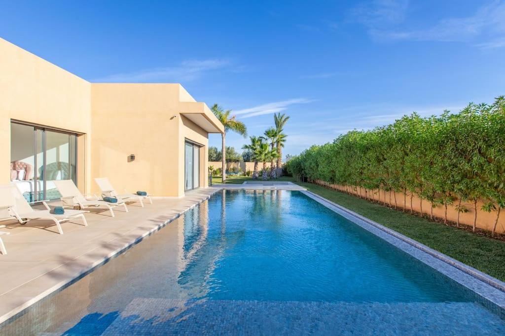 Villa Hawai, Ss Vis A Vis Avec Espace De Sport , Piscine Chauffee Marrakesh Eksteriør billede