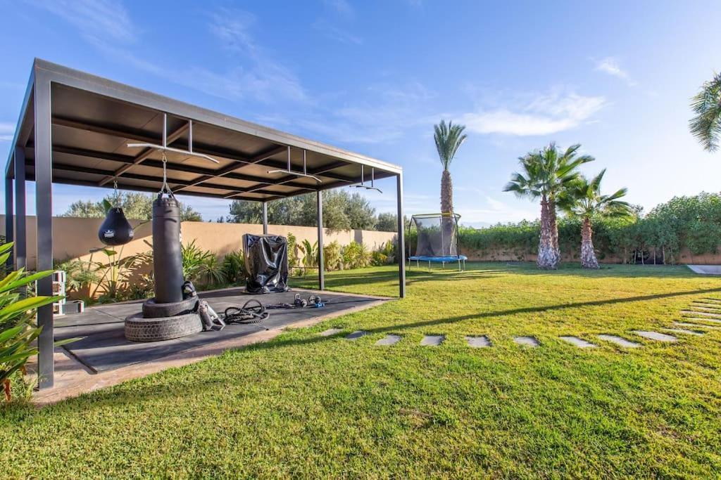 Villa Hawai, Ss Vis A Vis Avec Espace De Sport , Piscine Chauffee Marrakesh Eksteriør billede