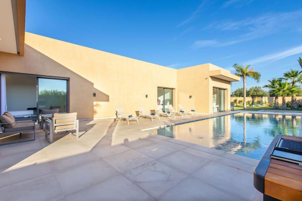 Villa Hawai, Ss Vis A Vis Avec Espace De Sport , Piscine Chauffee Marrakesh Eksteriør billede